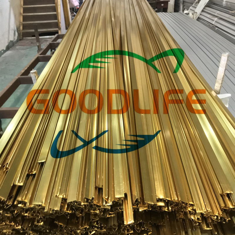 Silver/Golden /black color Aluminum insert  bar for MDF display,aluminum strips