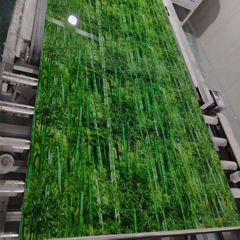 Stone Plastic UV Board Wholesale Paint-free Wall Panel Engineering Hotel Decorative Plate marble UV