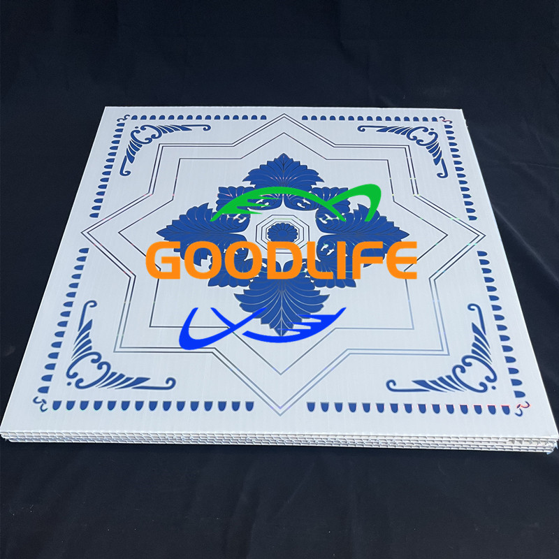 Manufacturers direct waterproof hot stamping PVC ceiling for office