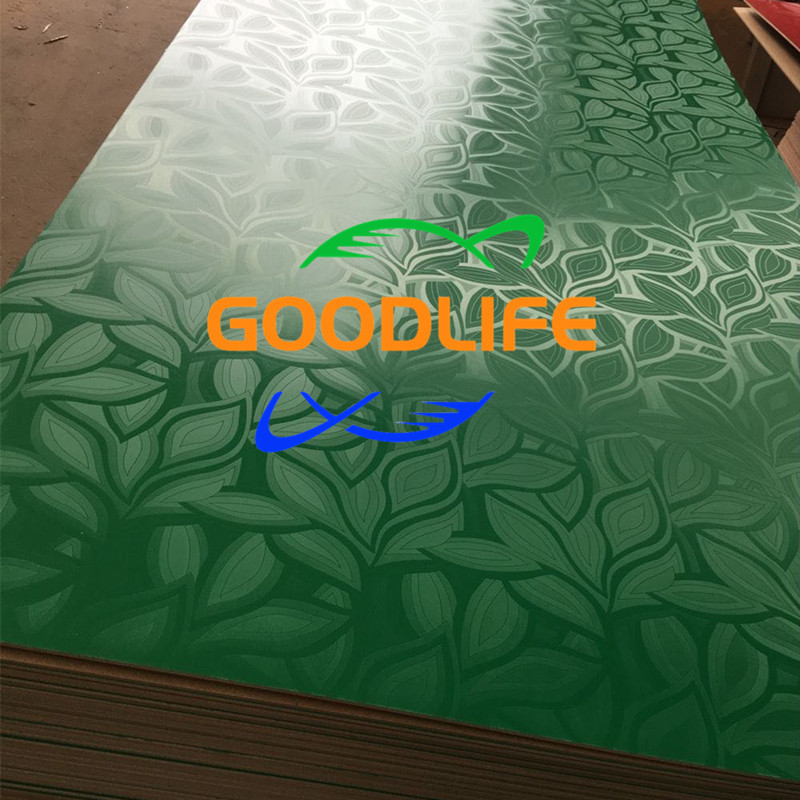 3mm melamine mdf with leaf design