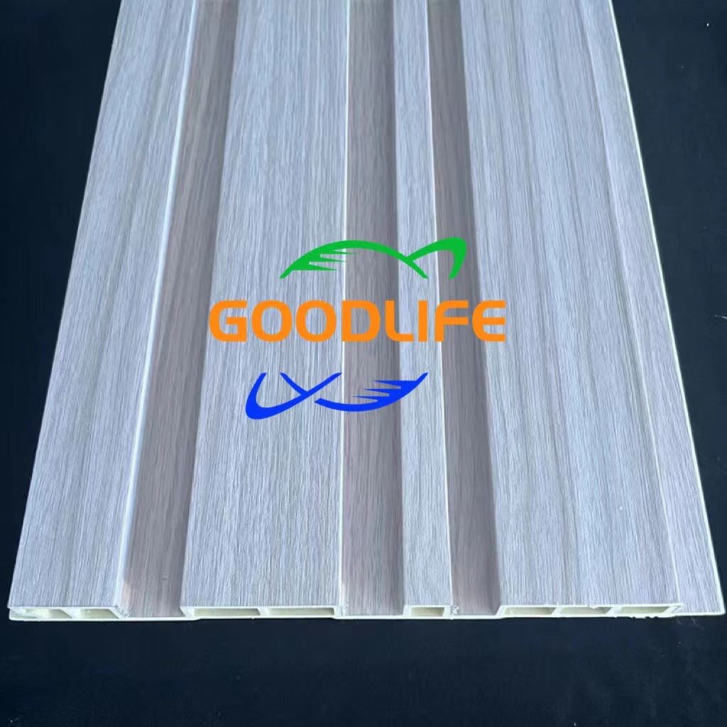 PVC WPC wall panel WPC fluted wall panel for wall ceiling decoration