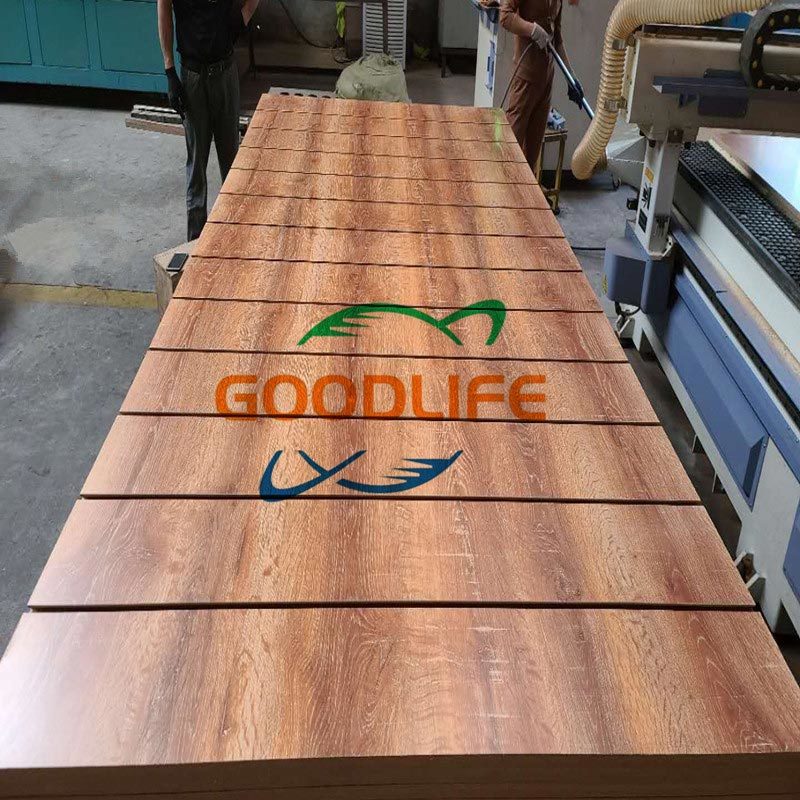 Melamine Slatwall MDF Slot MDF Board