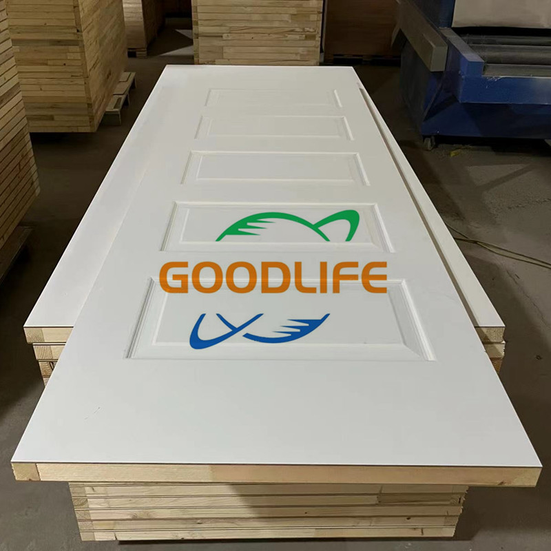 White paint moulded door/White prime paint door