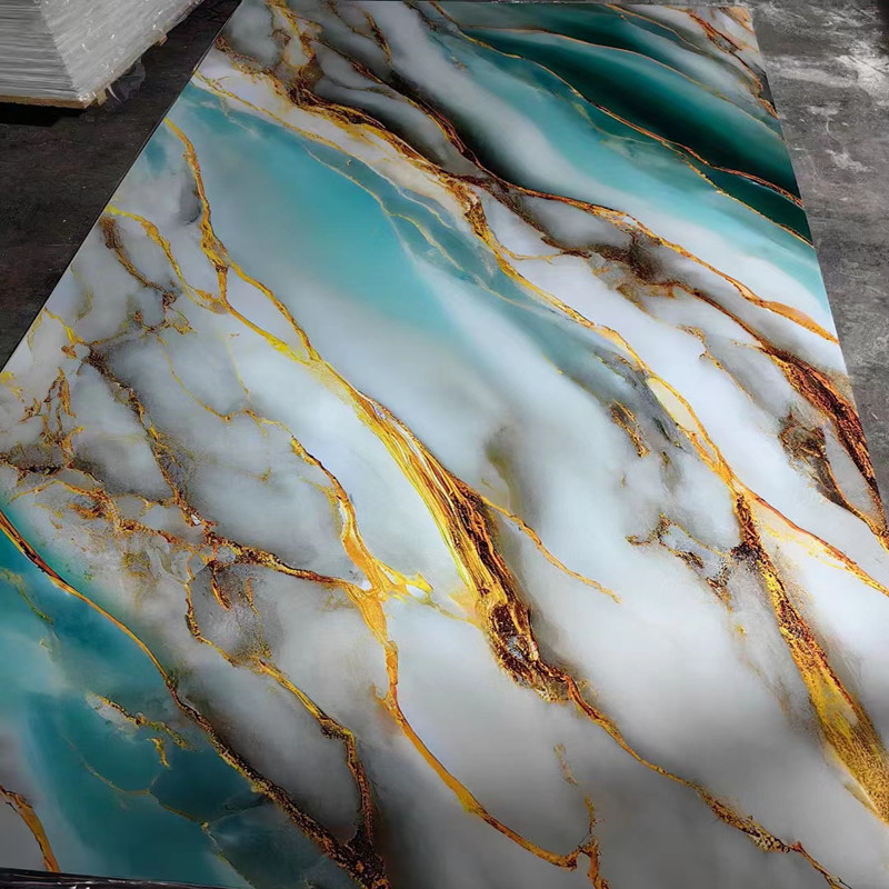 HOT SELLING PRINT PVC UV MARBLE WALL PANEL