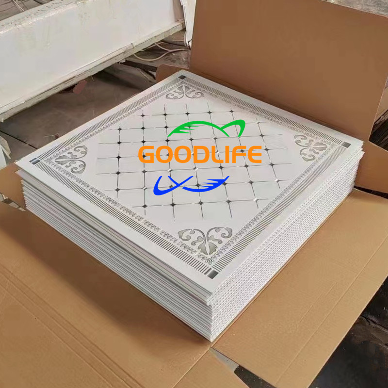 Interior Pvc Wall Panels Pvc Square ceiling board Ceiling Tiles