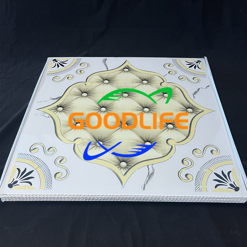Fireproof 600X600mm Ceiling Panel Pvc Ceiling Tiles For Indoor Decoration