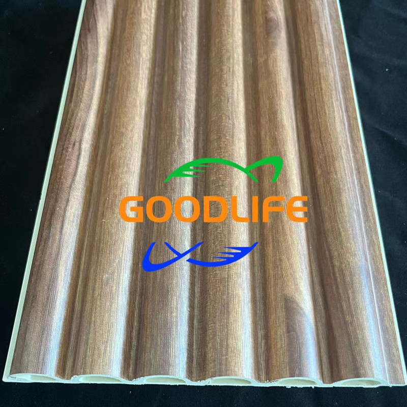 Manufacturer hotsale wpc wall panel indoor best price wpc fluted wall panel for wall decoration