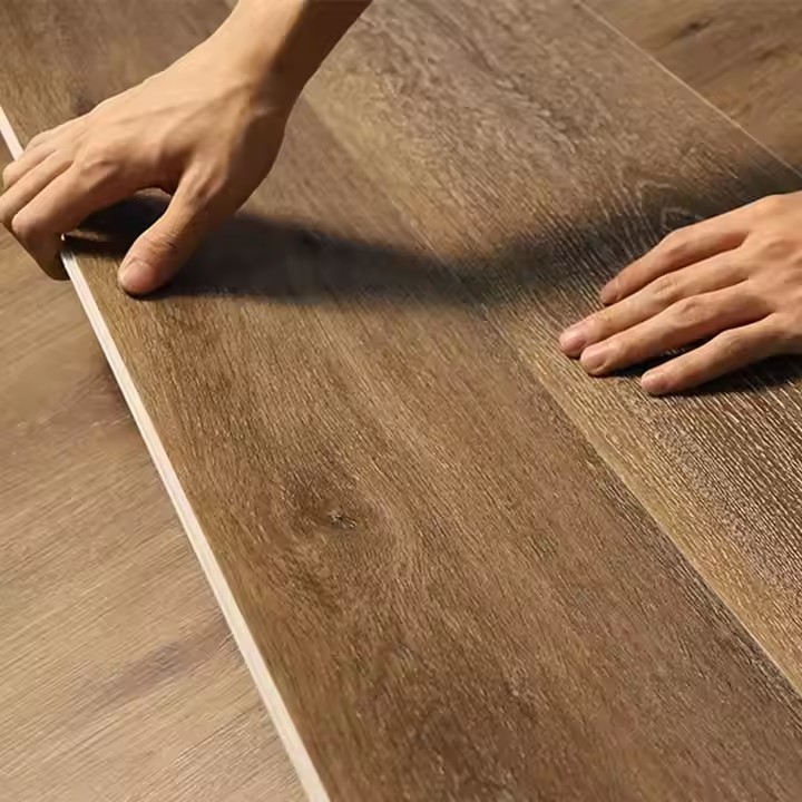 4mm 5mm 6mm Click Spc Flooring with IXPE