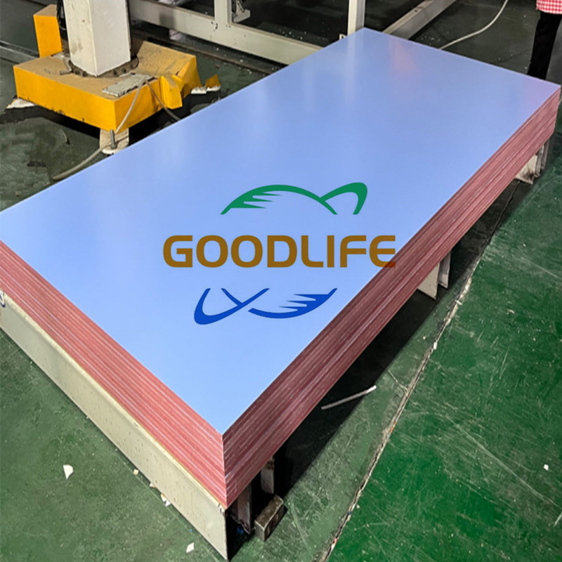 B1 grade Melamine faced fireproof MDF/Red Flame Retardant Melamine mdf