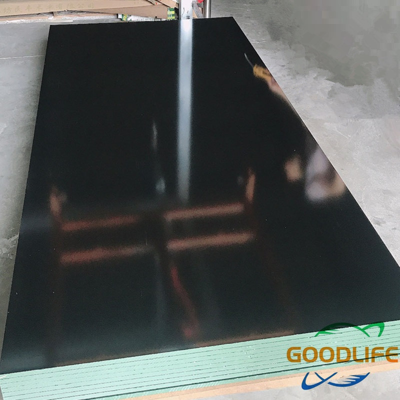 Hihg glossy Melamine faced HMR MDF