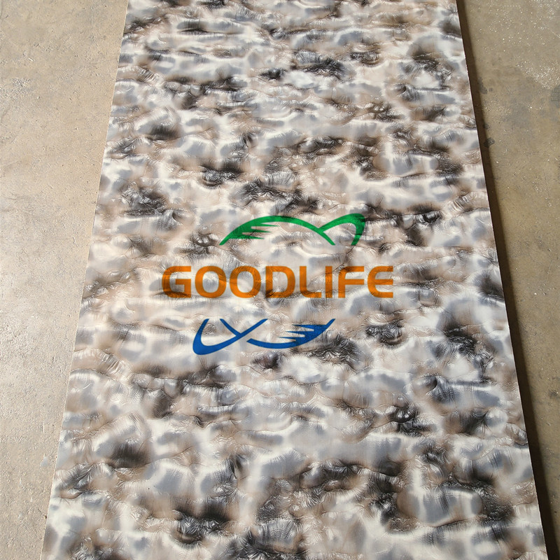 Export  wholesale18mm high glossy melamine faced MDF marble colors