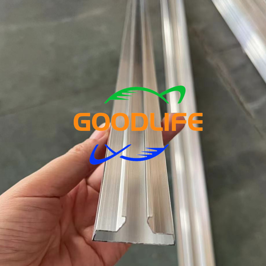 Big size aluminum insert bar for slatwall to USA