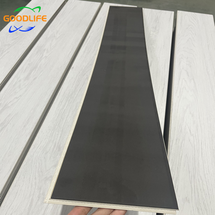 UV coated SPC click flooring with EVA