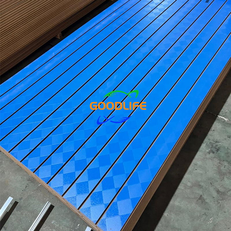 MDF slatwall with designs