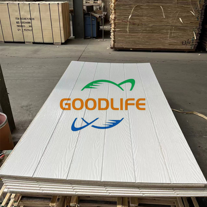 UV paint grooved OSB for contruction and decoration