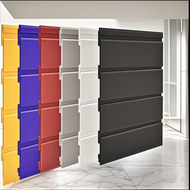 Colorful  PVC  slatwall Panel