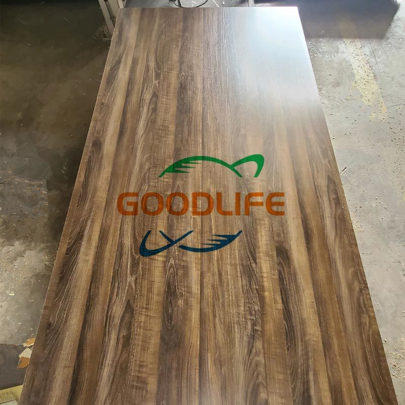Woodgrain laminated mdf board , melamine MDF panel