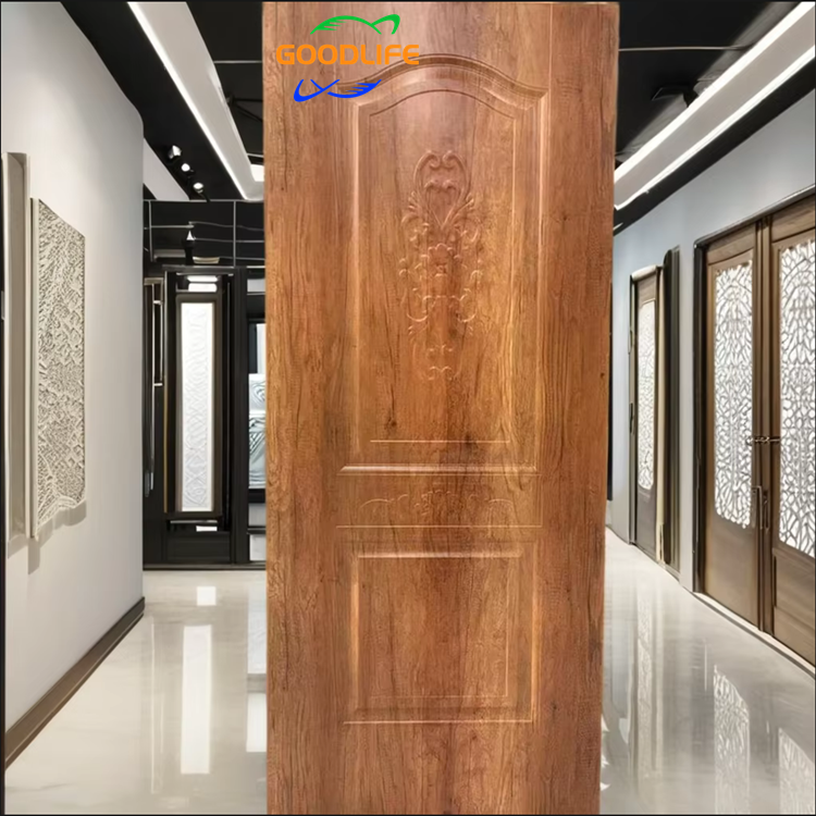 Melamine faced HDF doors/melamine doors/melamine moulded doors