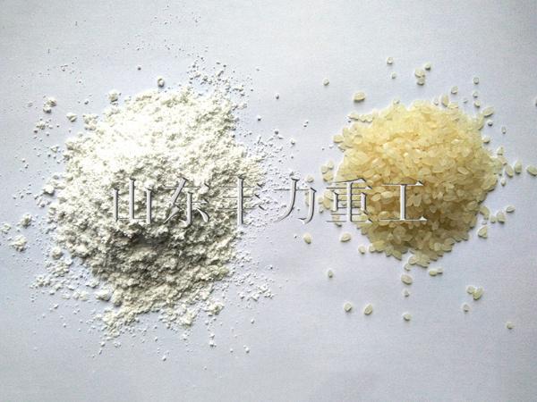 大米粉碎后對(duì)比
