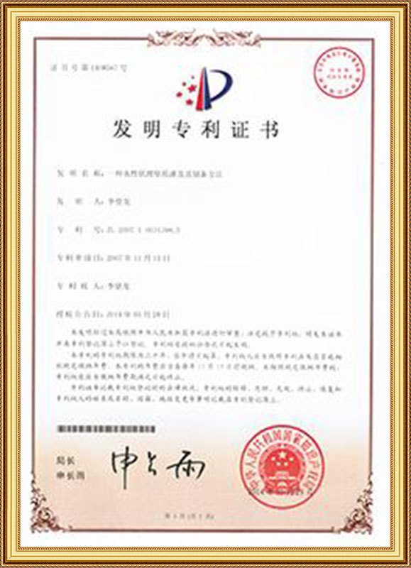 Patent certificates1