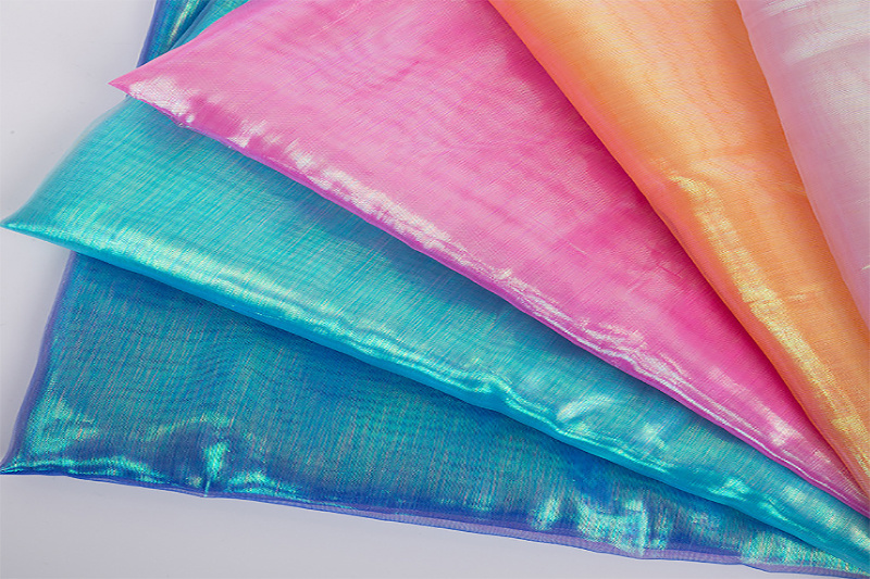 Rainbow organza