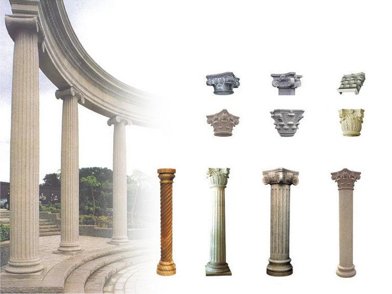 Beatiful marble pillar P-012