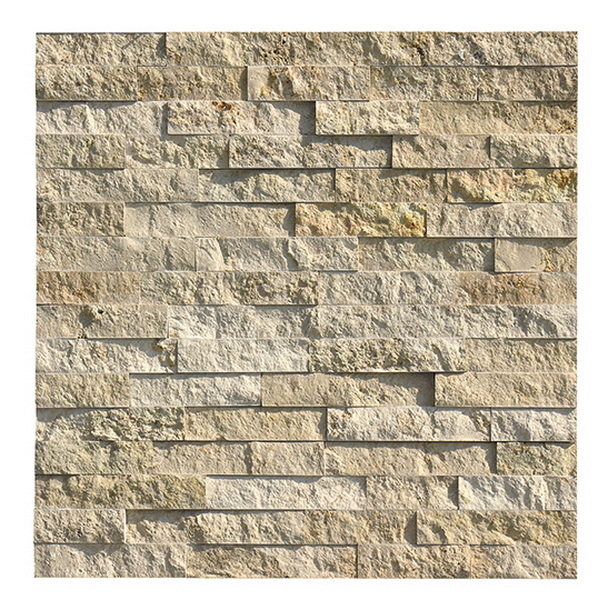 BEIGE AND WHITE Marble Stacked Stone