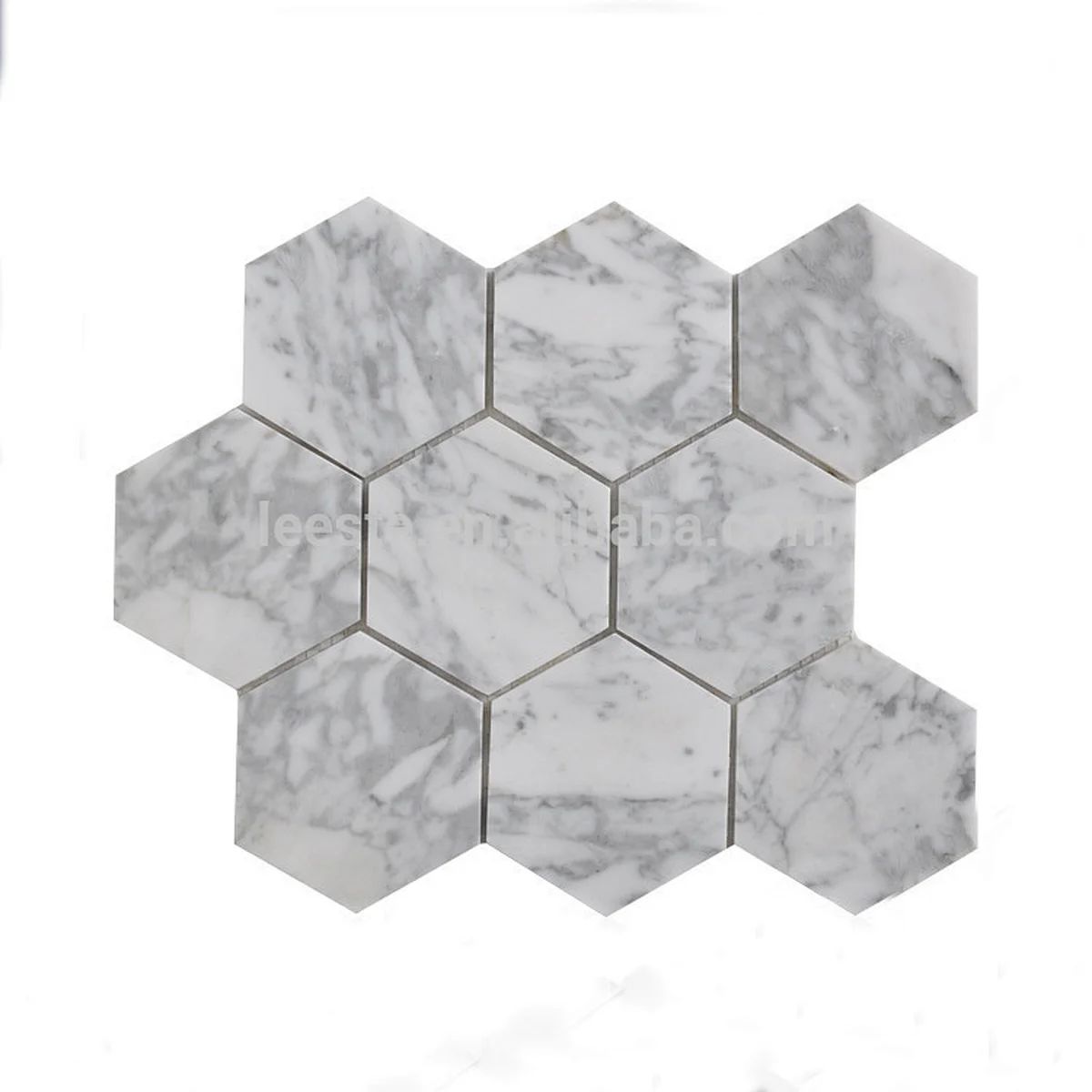 Wholesale Hexagonal Prices Polished Marble Mosaic Tiles