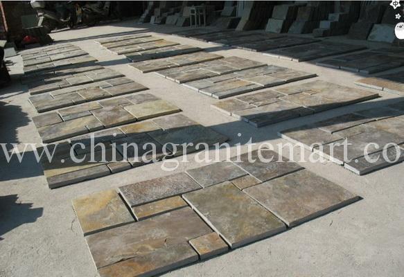 Natual Rusty Slate Tiles, Rusty Pavers