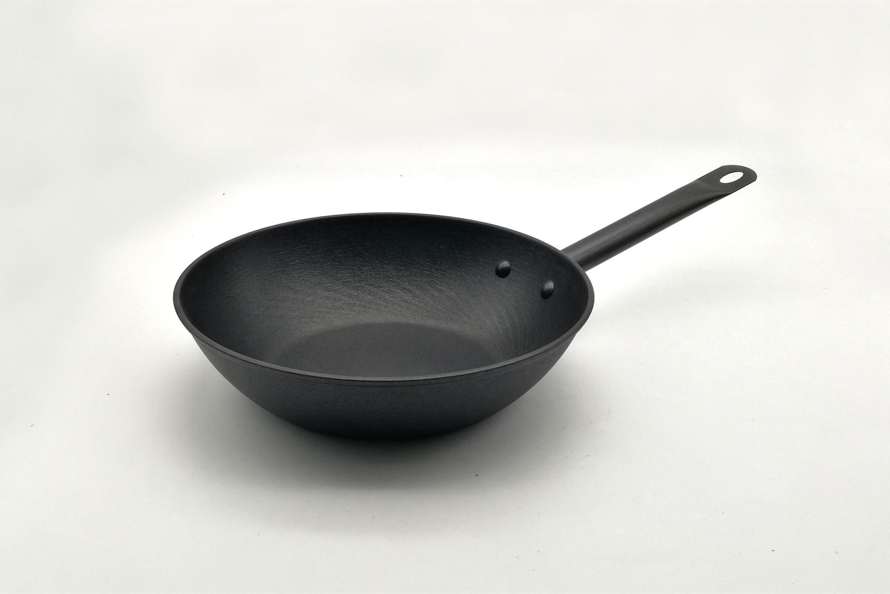 Durable frying wok cast iron Pan