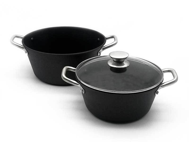 Cast iron Nonstick 5.3-Qt Dutch Oven With Glass Cover