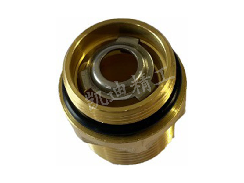 Heating water outlet joint