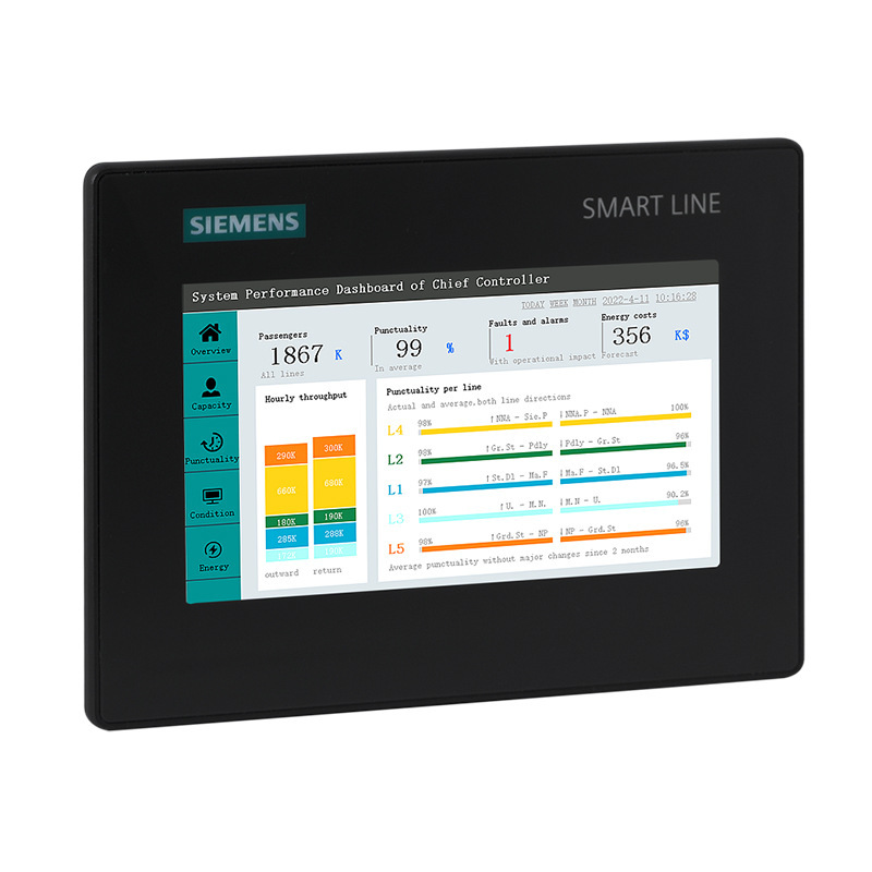 西门子Smart 10寸V4触摸屏 6AV6648-0DE11-3AX0