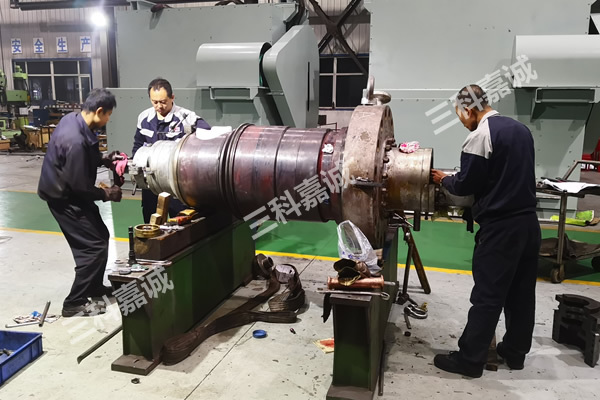 Overhaul of 200TSB feed pump cartridge for 200MW unit of Xinjiang Dongfang Xiwang