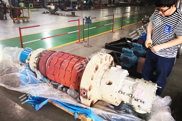 Overhaul of BG21 feed water pump cartridge for 300MW unit of Huadian Tianjin electric power plant of CHD