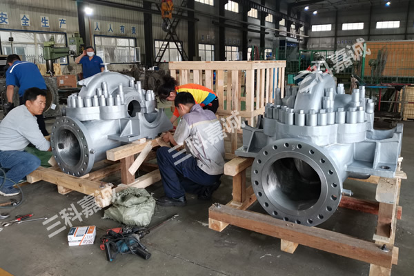 New manufacturing of pump casing of FA1D56 pump of Xuanhua