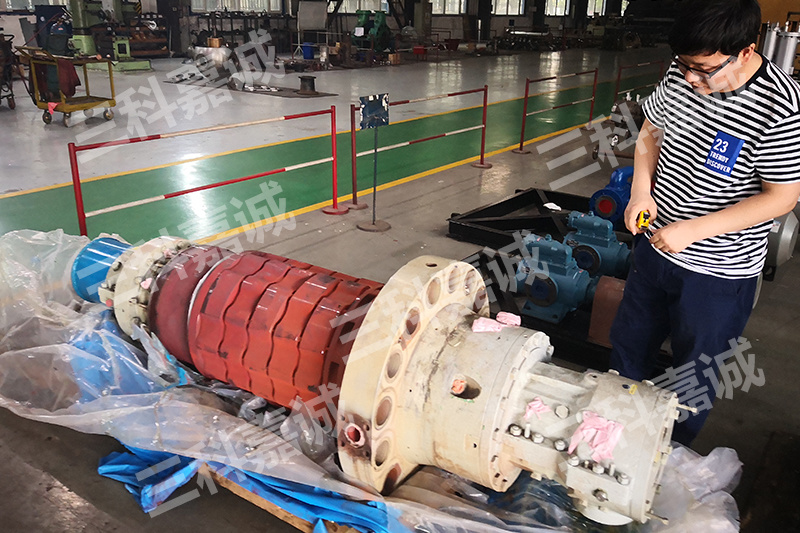 华电天津军电热电公司300MW机组BG21型给水泵芯包检修