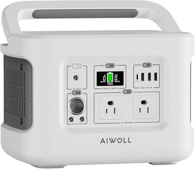 AW600ポータブル電源 515Wh　定格出力600W