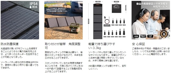 EGSP100ソーラーパネル100W-EVOPOW