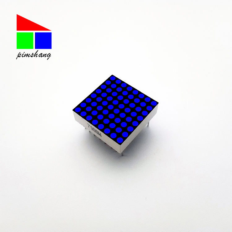 白/蓝/红/橙20*20mm led点阵显示屏1.9mm点