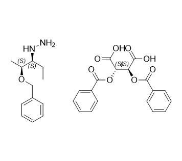 1-((2S,3S)-2-(benzyloxy)pentan-3-yl)hydrazine (2S,3S)-2,3-bis(benzoyloxy)succinic acid salt