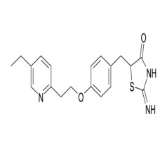 5-{[4-[2-(5-Ethyl-2-pyridinyl)ethoxy]phenyl]methy}-2-imino-4-thiazolidinone