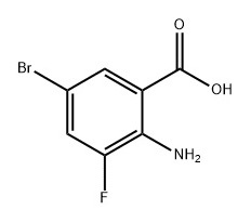 2-氨基-5-溴-3-氟苯甲酸
