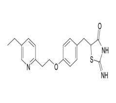 5-{4-[2-(5-乙基-2-吡啶基)-乙氧基]-芐基}-2-亞胺基-4-噻唑烷酮
