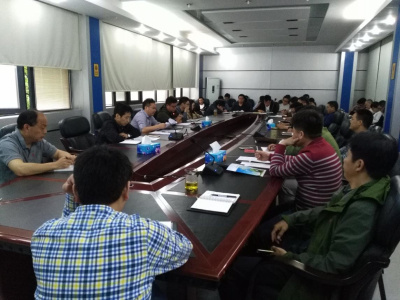 我院赴市吉光环保科技有限责任公司开展“党日”活动