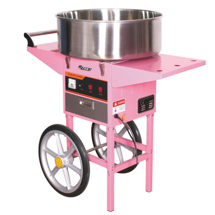 Candy floss machine  with cart     CE