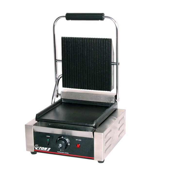 Parrilla de contacto eléctrica (media acanalada) CE