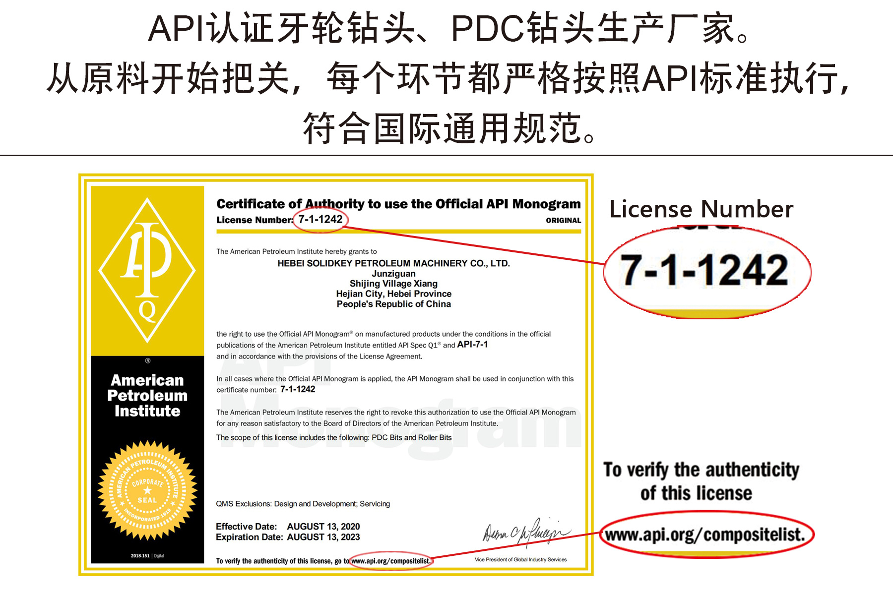 API License Photo