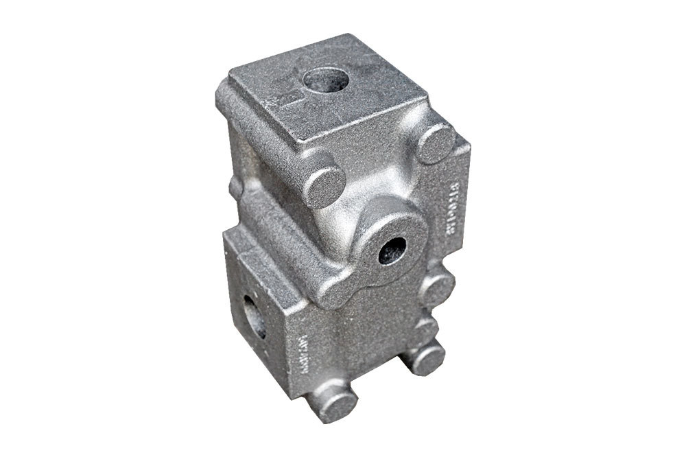 Gray iron hydraulic valve body