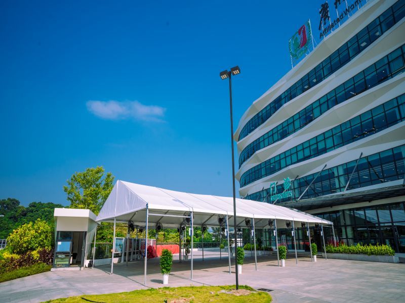 铝合金框架帐篷A型PVC活动帐篷